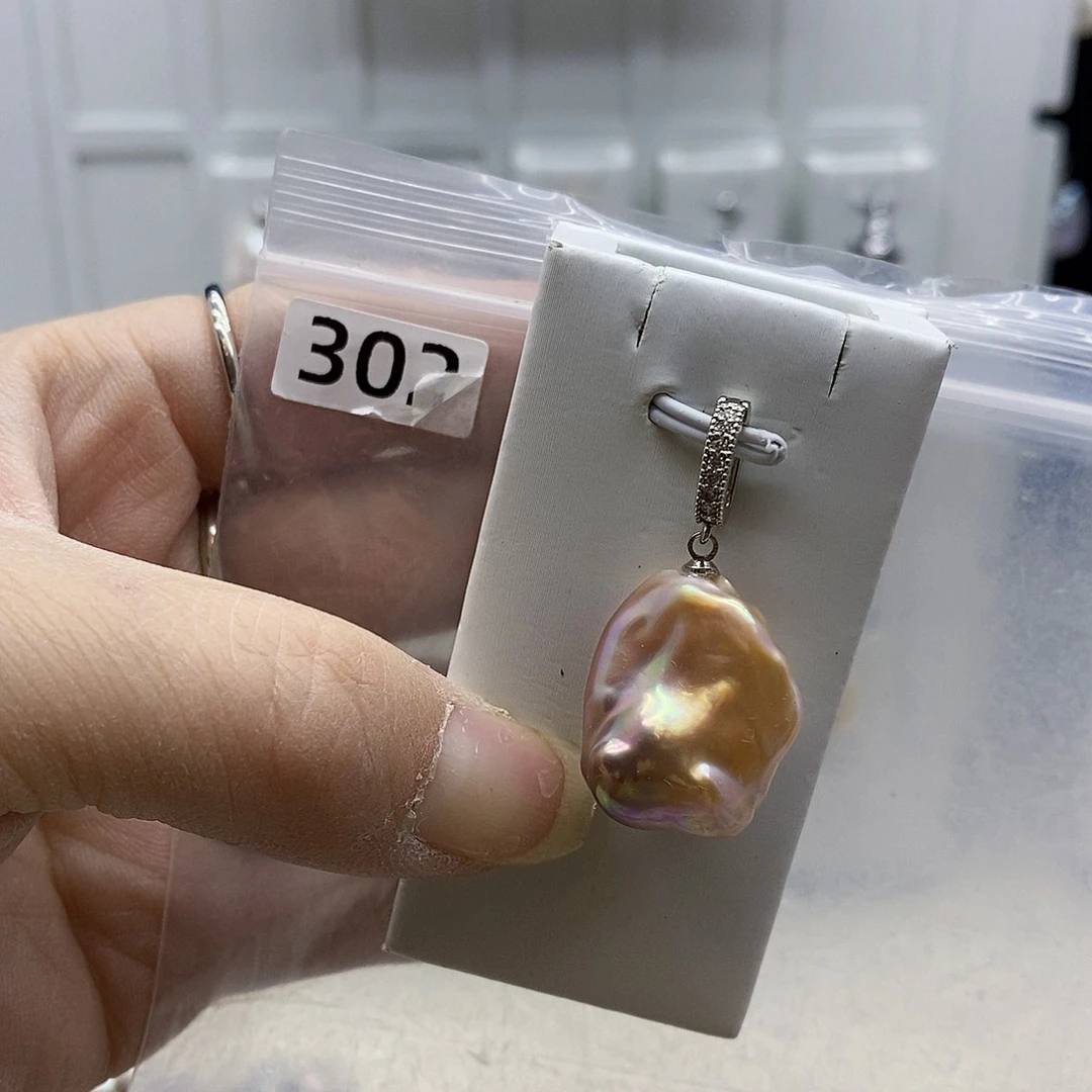 颈饰合金淡水珍珠