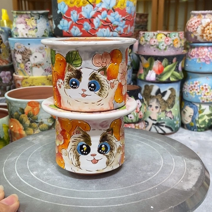 景德镇艺术手绘作品