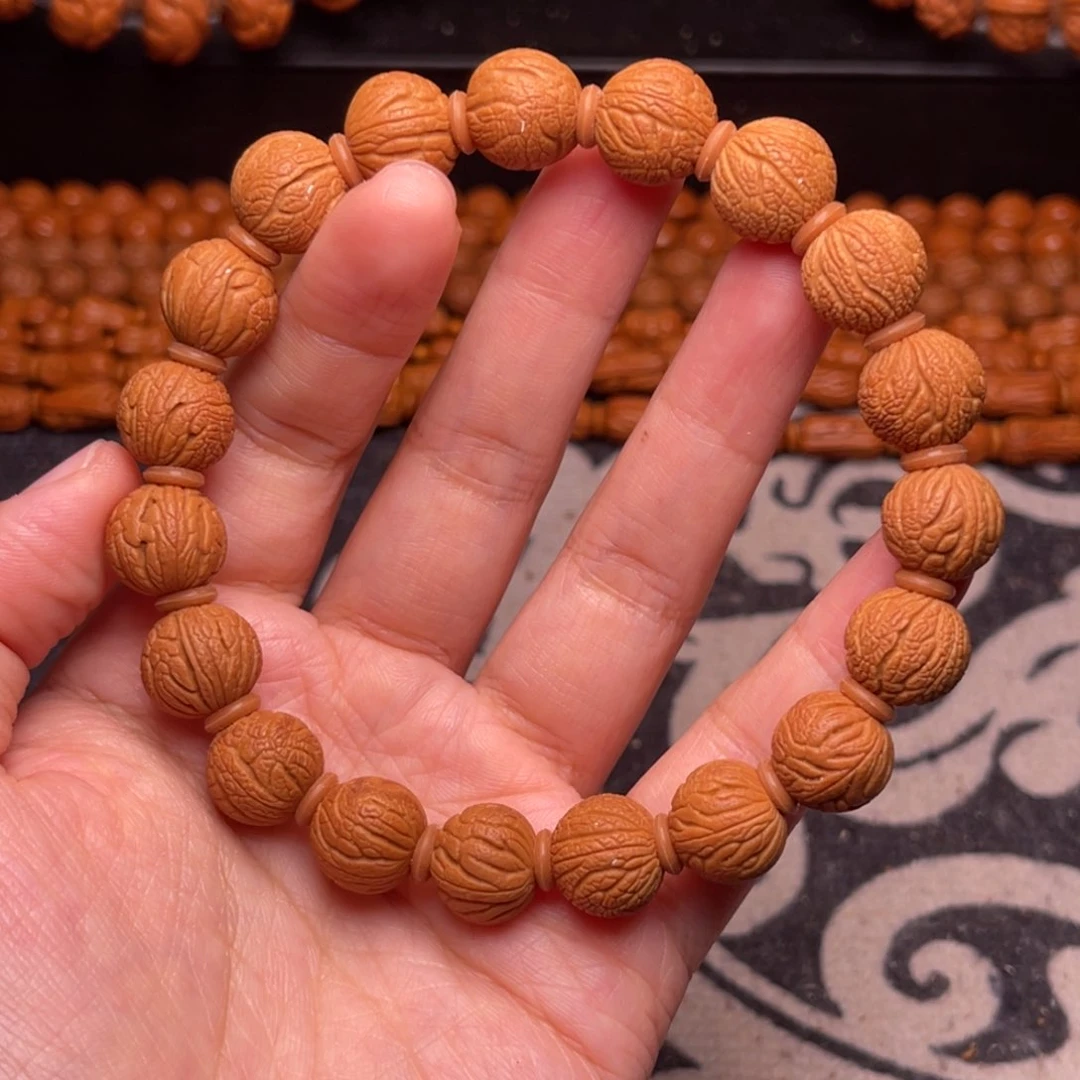 手串桃核龙纹甲骨12