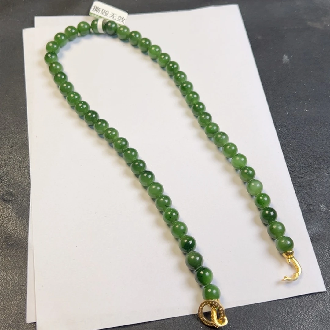 颈饰未镶嵌和田玉多样性拍一发一俄罗斯碧玉高端项链卡10