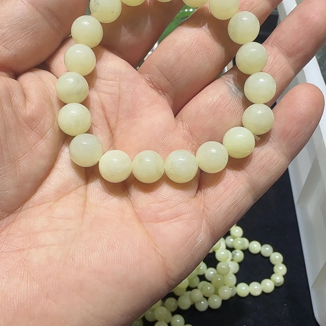 和田玉未镶嵌手链25