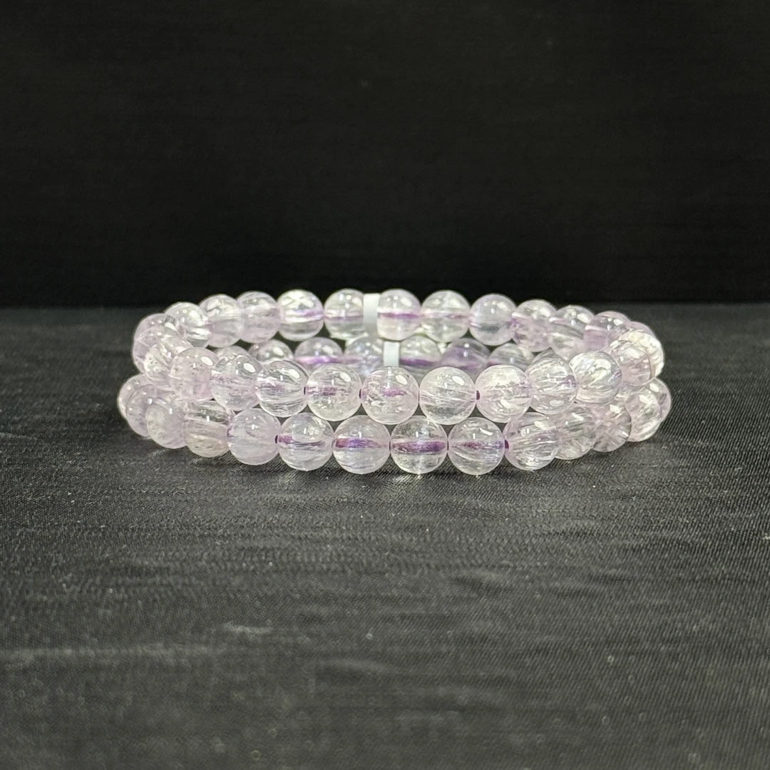 晶匠天然紫锂辉手串7m+ 多样性发一 编号-JP37435