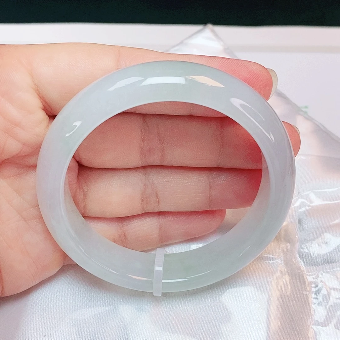 未镶嵌手镯翡翠正圈55.5