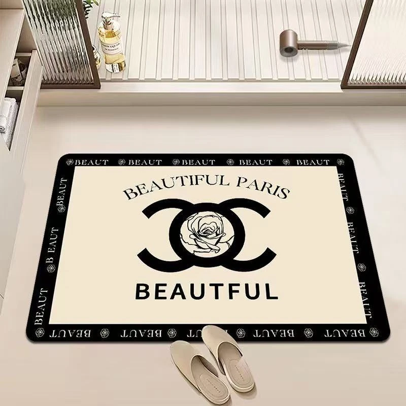 HY95-60×90浴室卫生间硅藻泥吸水防滑速干脚垫适家用厕所