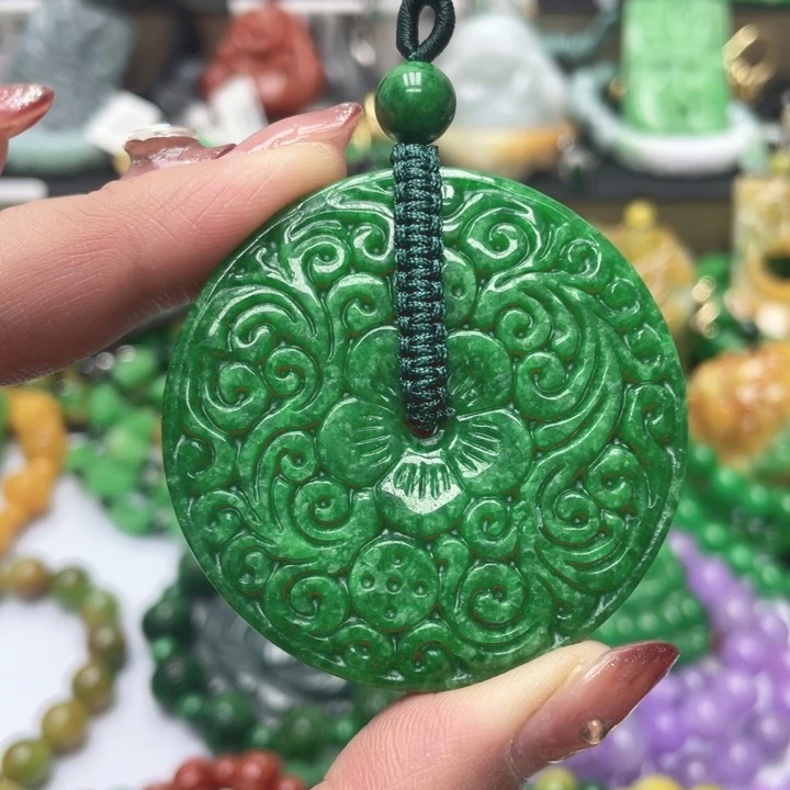 翡翠未镶嵌手链项链6