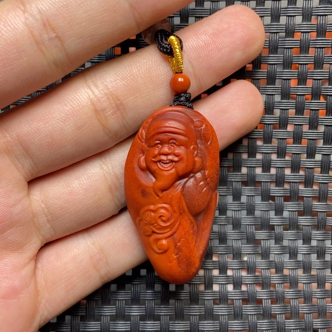 老***六南红玛瑙未镶嵌吊坠(不含链)