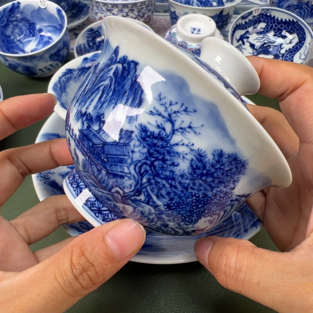 景德镇纯手工纯手绘茶具木木94