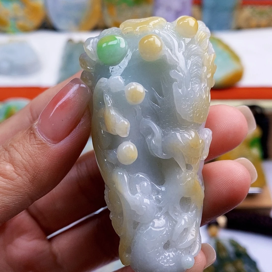 定制翡翠未镶嵌天然翡翠A货
