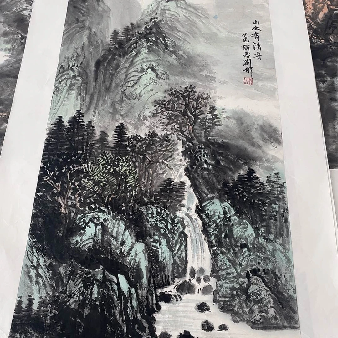 国画国画作品手绘作品