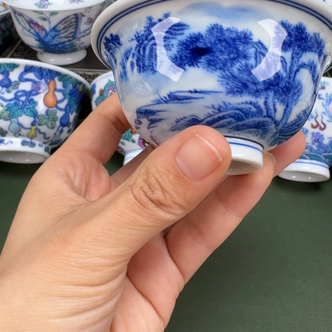 沙沙手工手绘茶具123