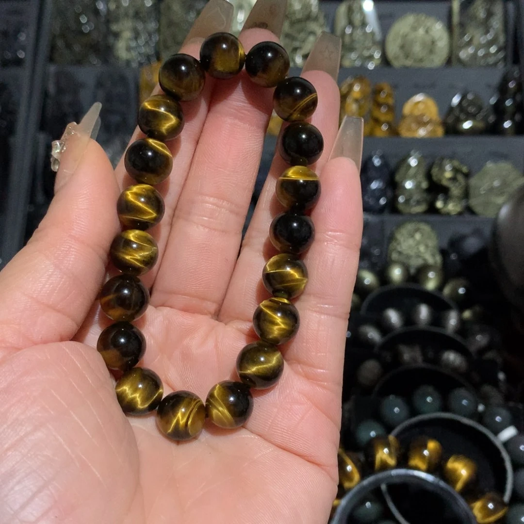 未镶嵌手链木变石（虎睛石）小****?