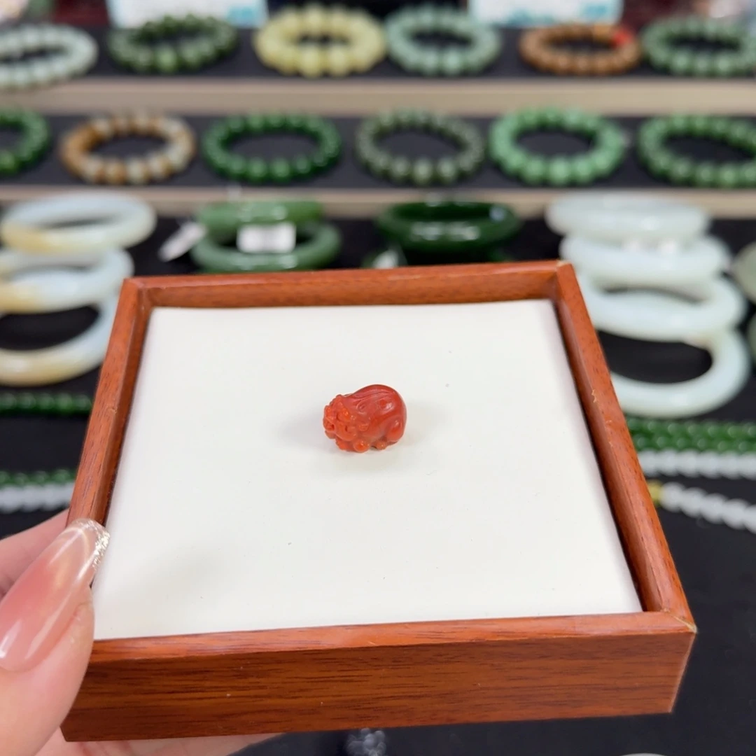 御***京南红玛瑙未镶嵌吊坠(不含链)