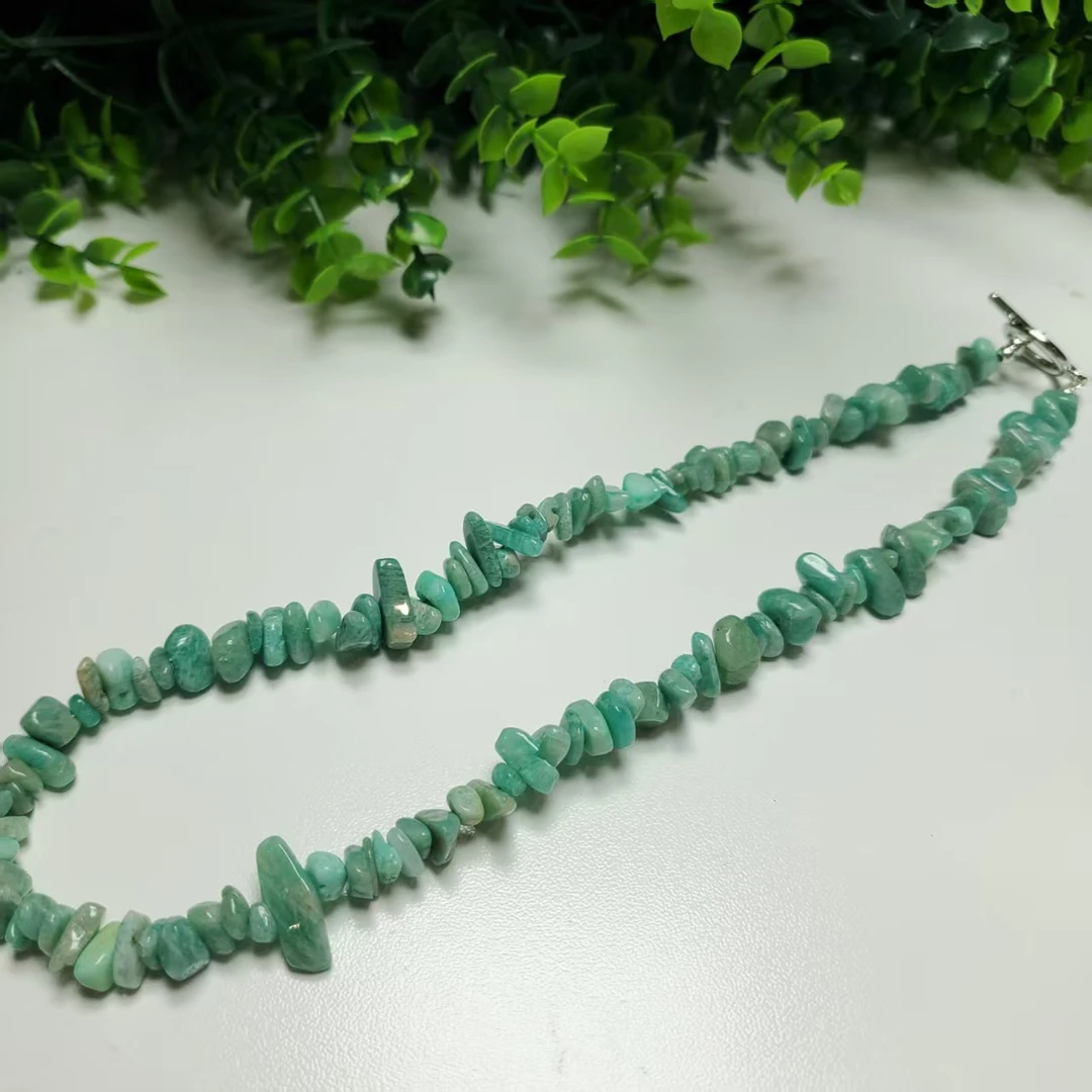 Q114【赵小姐】时尚百搭海纹石项链 项链多样性发其一