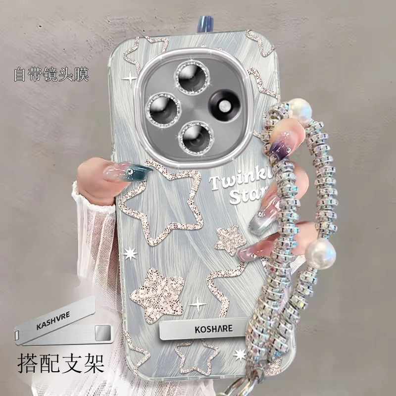 带镜头膜OPPOA6Pro手机壳5G星星PLN110软壳A6pro全包防摔羽纱新款