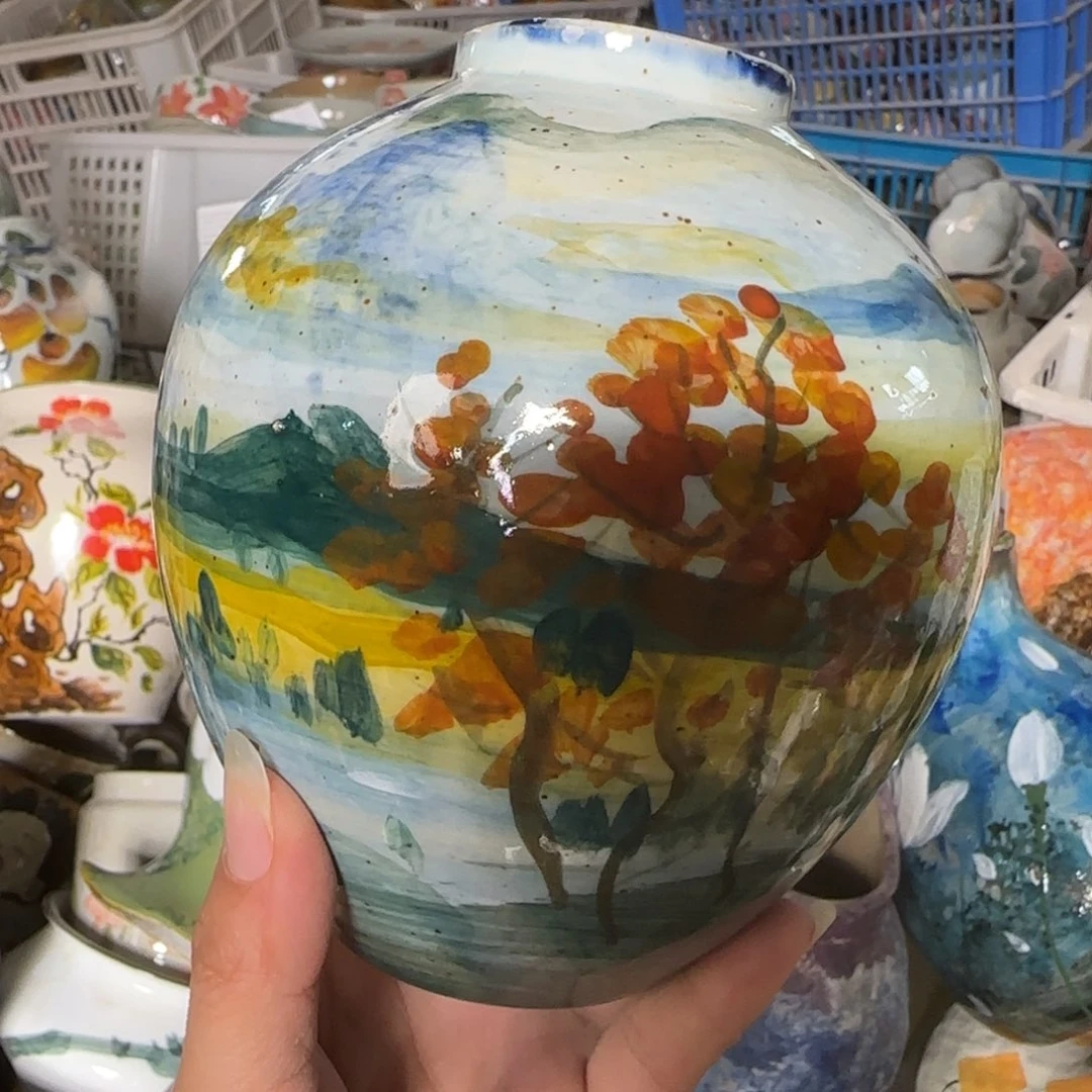 景德镇釉下彩陶瓷微瑕90