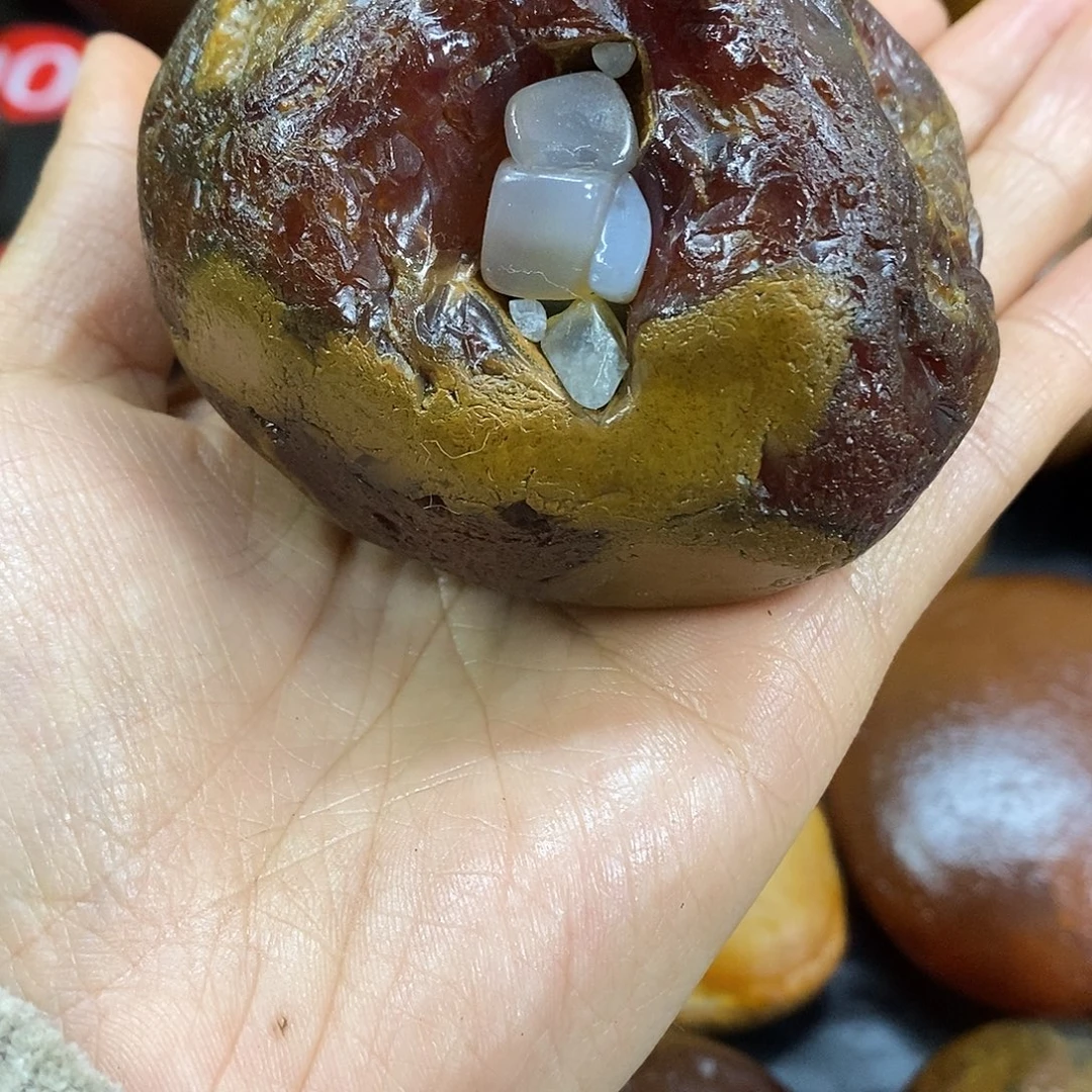 玛瑙/玉髓未镶嵌手把件