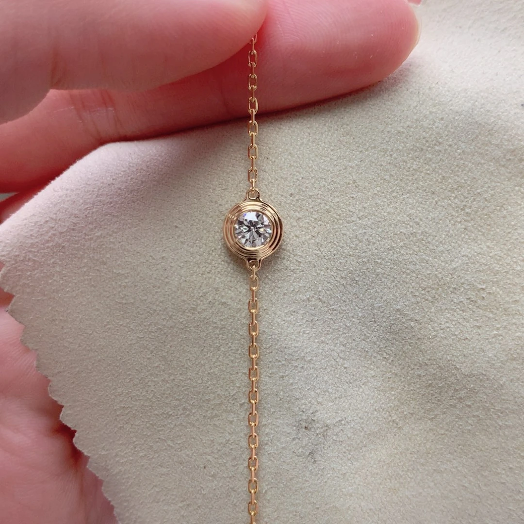 18K金镶嵌手链钻石