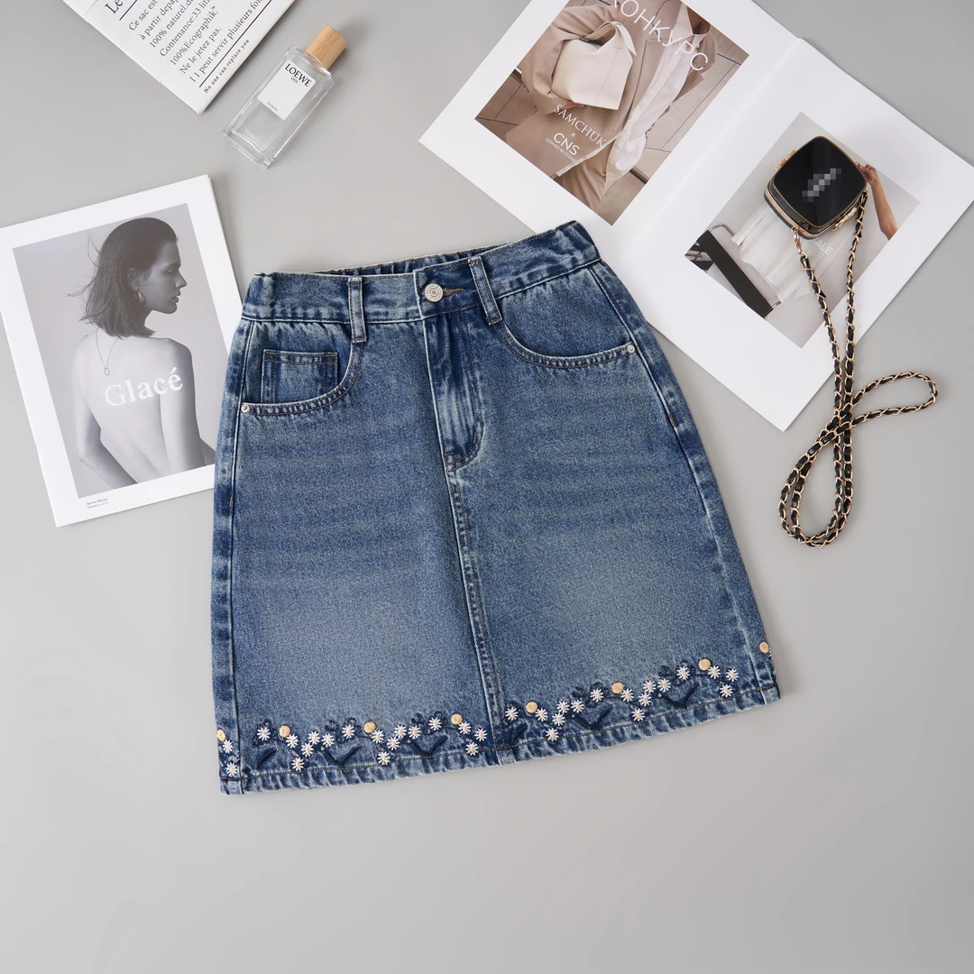 【运费险+现货】夏季薄款显瘦韩版A字显瘦大码牛仔半身裙女