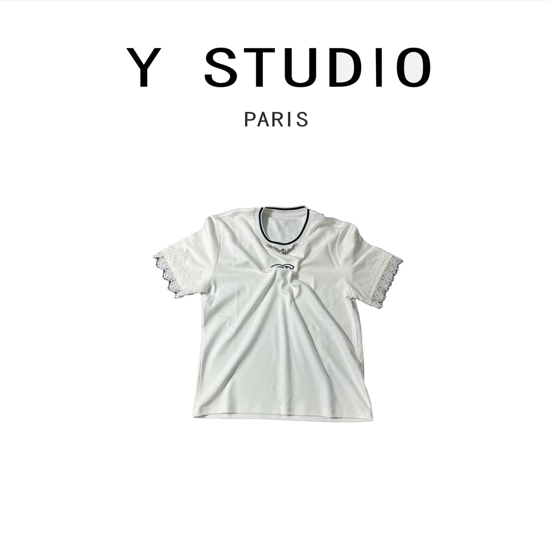 【大妮专属】【街灯晚餐】新款百搭圆领短袖T恤女BU2025H224