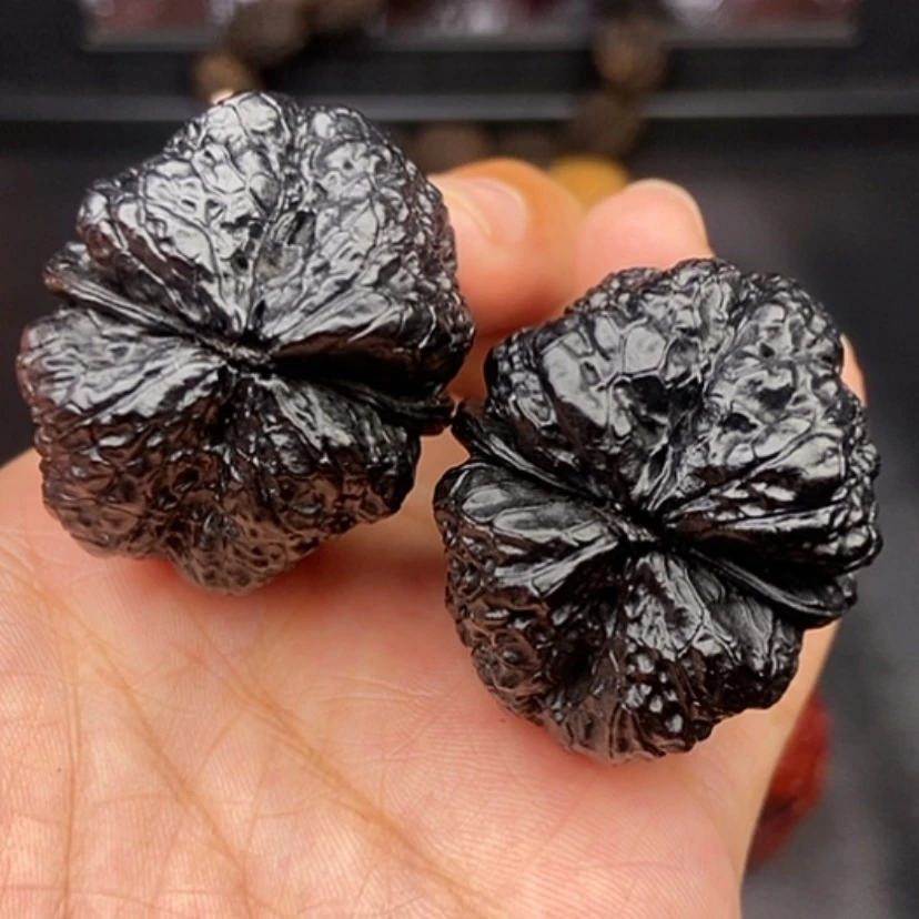 【闪购商品】文玩核桃把件38尺蝴蝶蟾