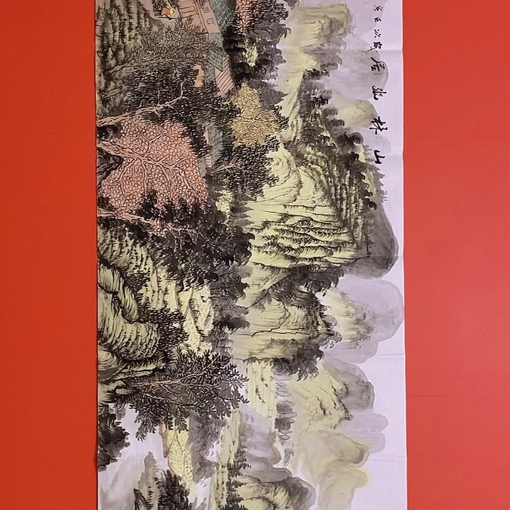 国画山水花鸟字画书画国画