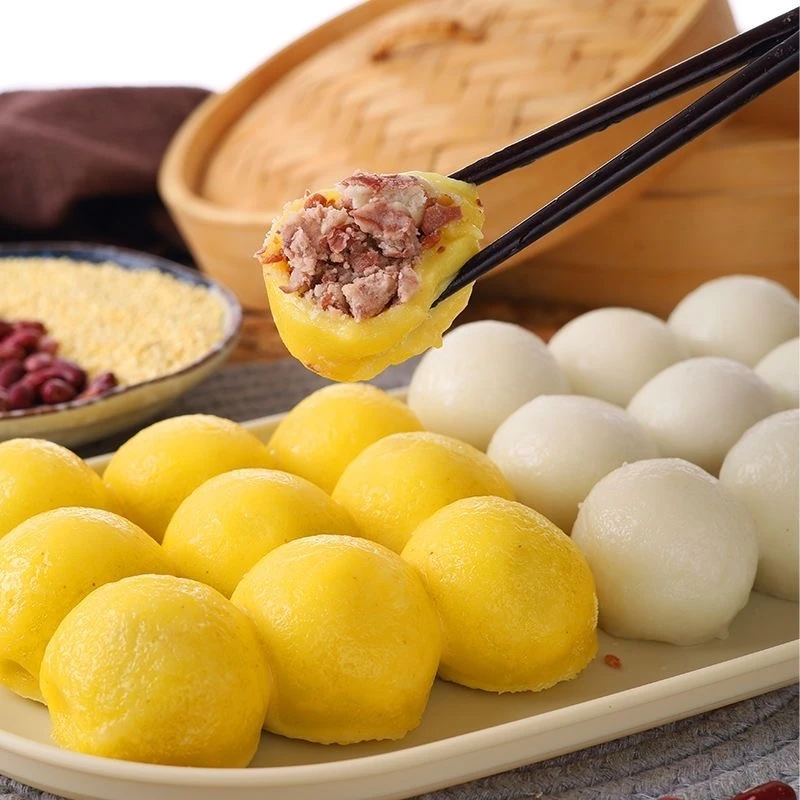 （纯大黄米）东北纯手工粘豆包红芸豆馅大庆市林甸县粘豆包