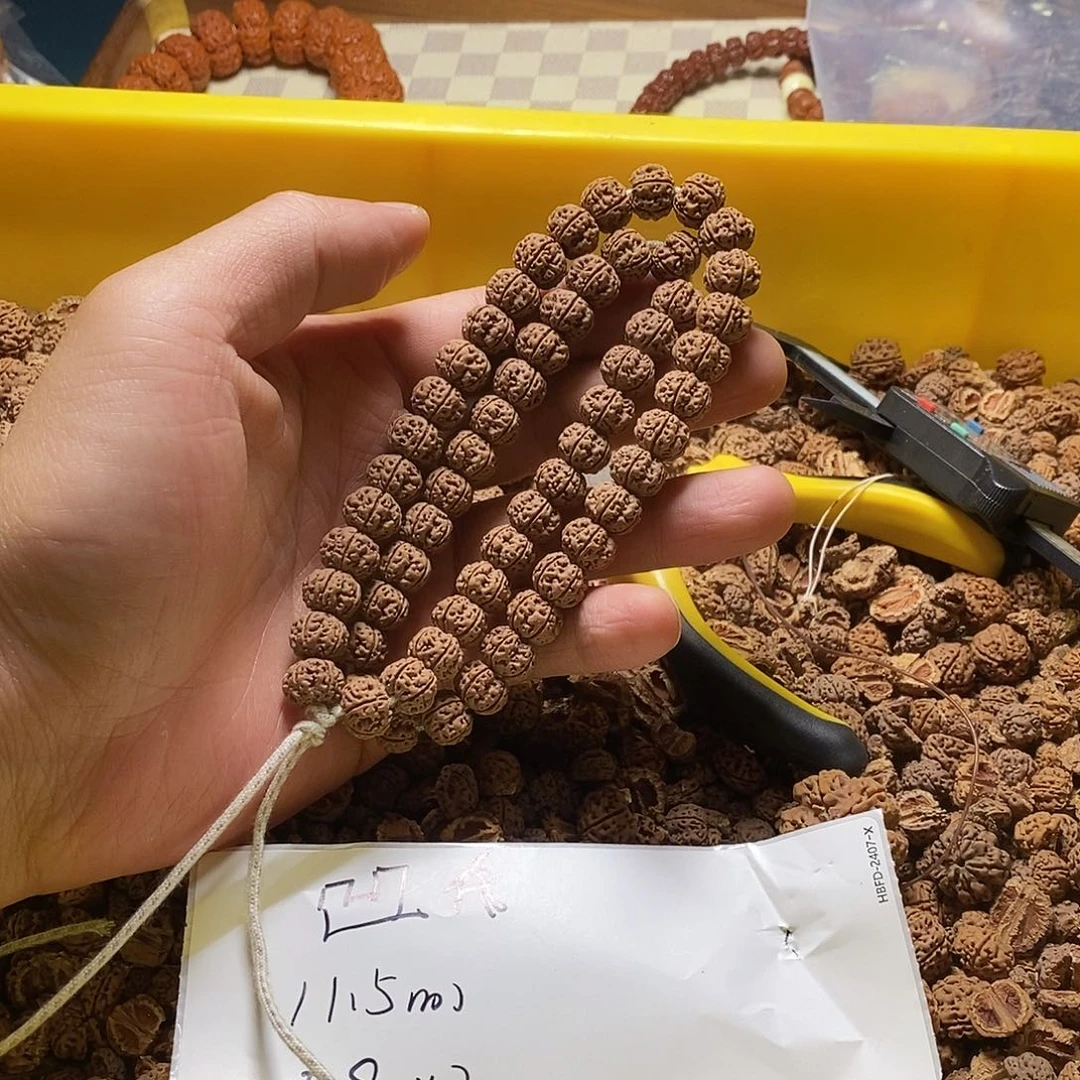 金刚菩提手串中*号11.5mm58凹底梅花