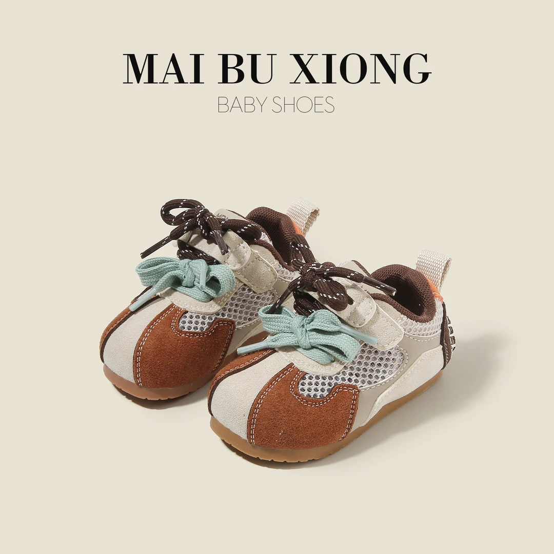 麦布熊婴儿童学步鞋子春夏款男童鞋子女童透气小童网鞋宝宝运动鞋