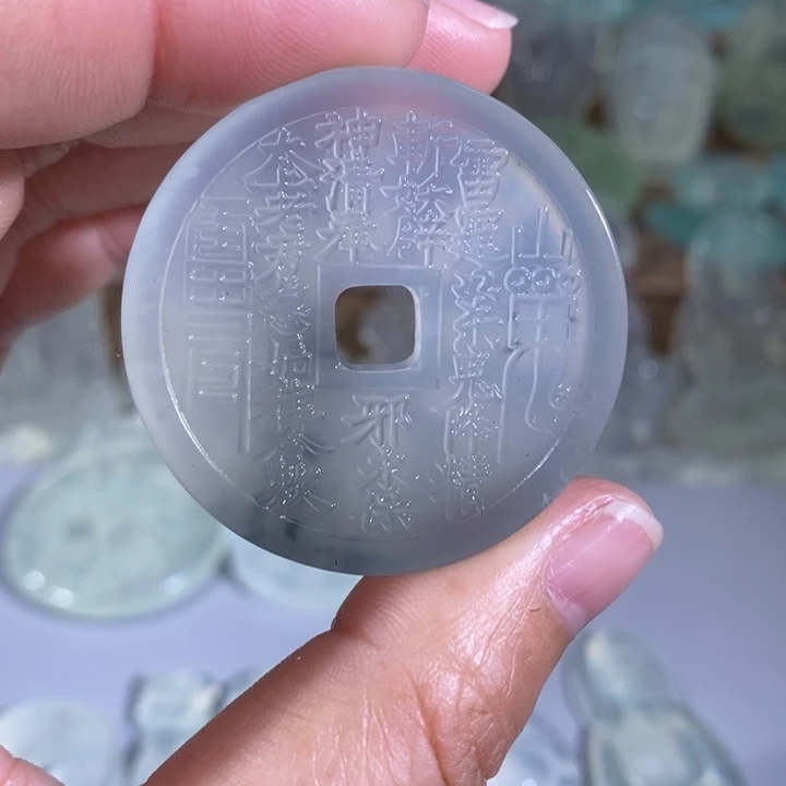 岫玉吊坠未镶嵌吊坠