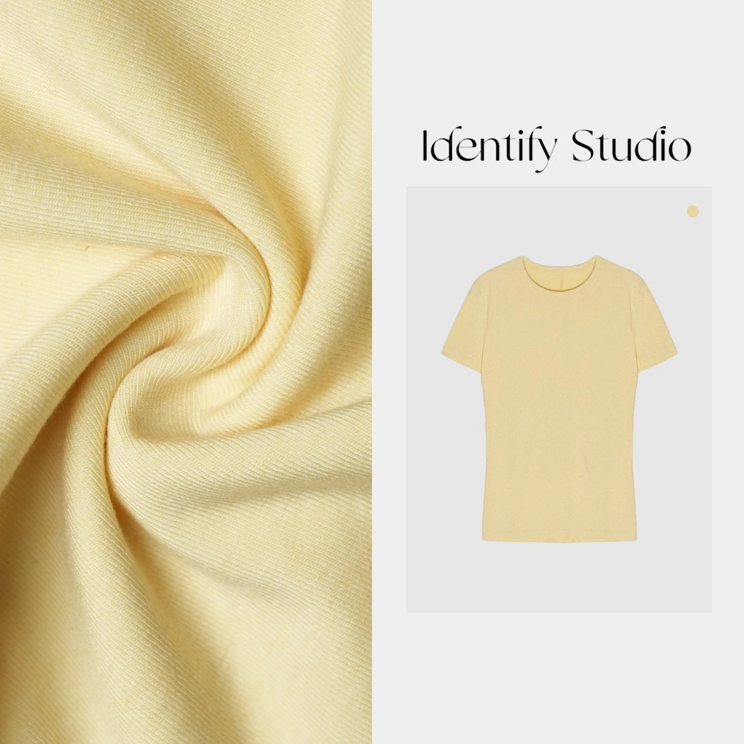 IDENTIFY香香“舒适主义”春季百搭舒适打底T恤上衣25SS