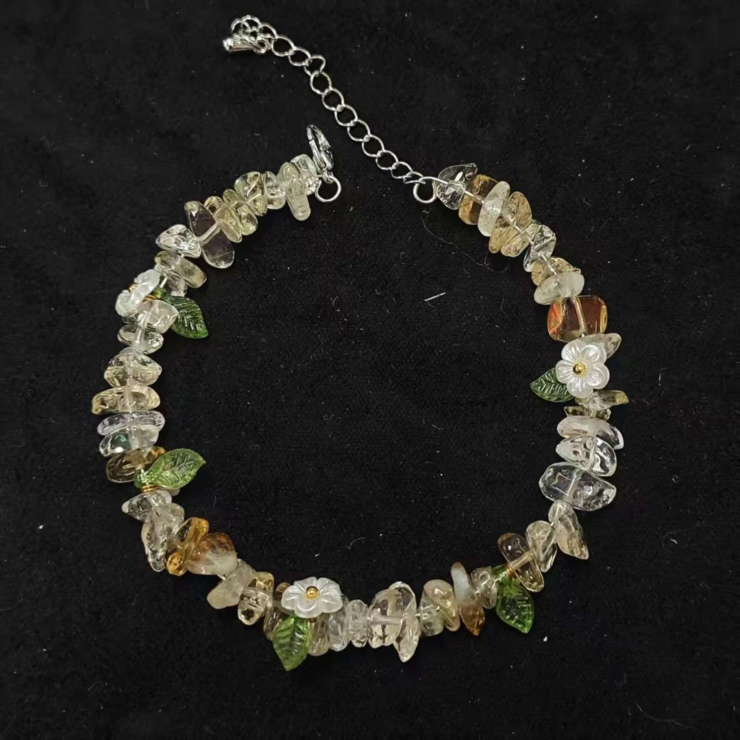 黄水晶随型手链*（多样性发一件）