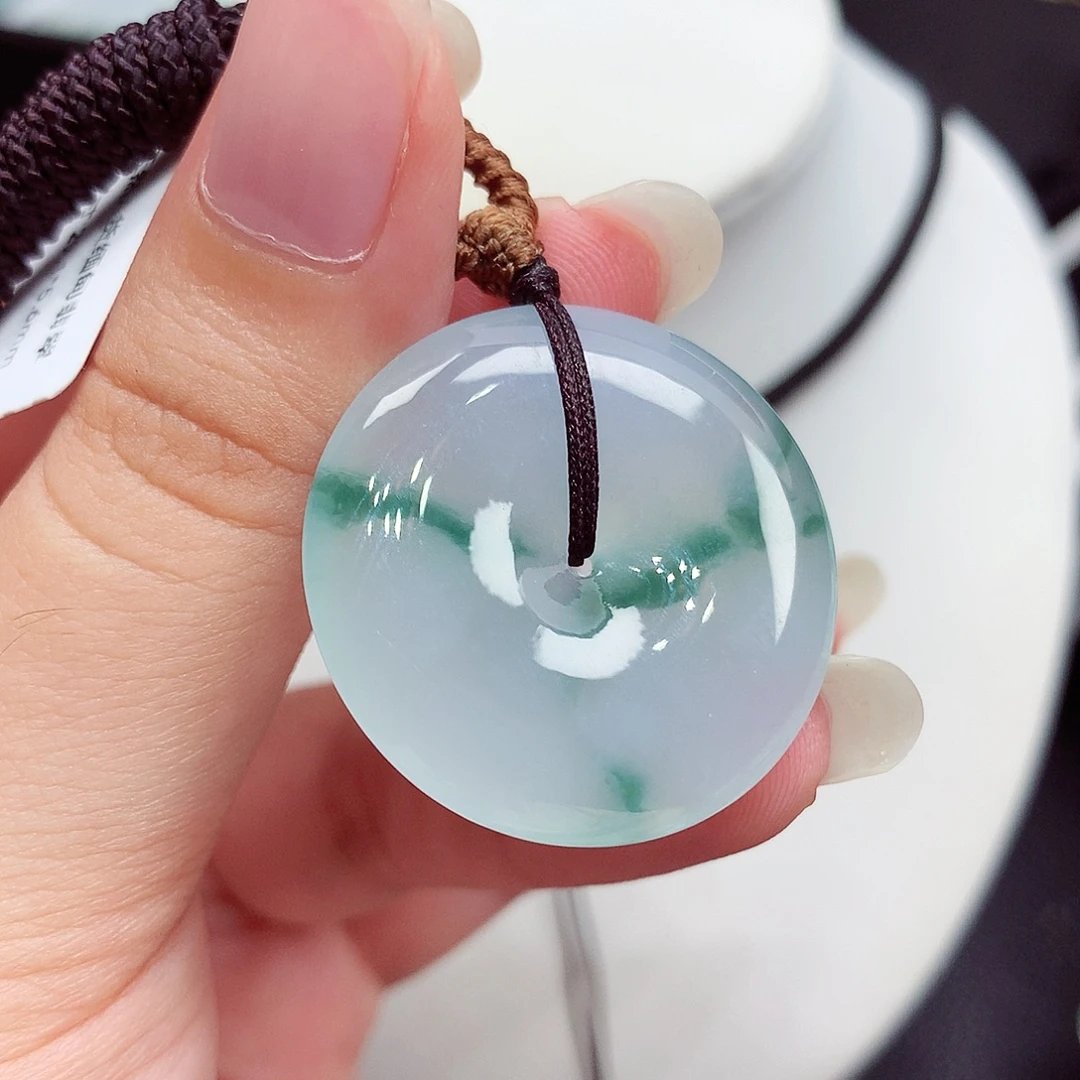 翡翠未镶嵌颈饰翡翠110，29.1/5.6