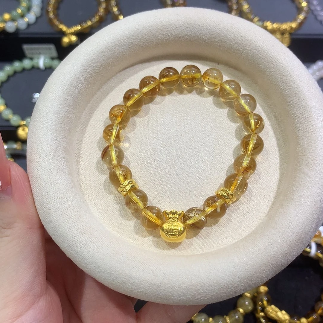 未镶嵌手链水晶福袋