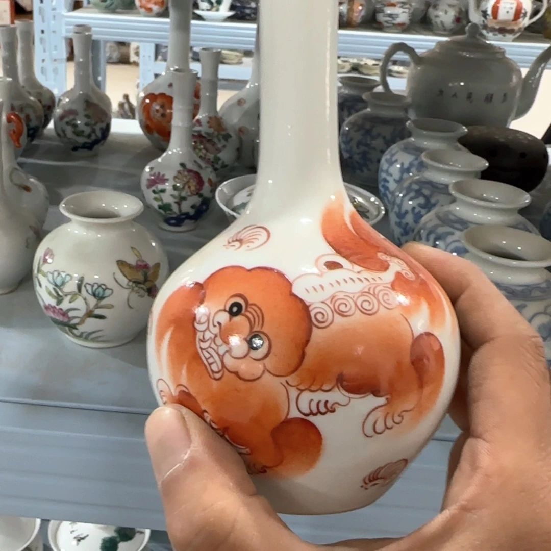 瓷片摆件手绘瓷器全部处理