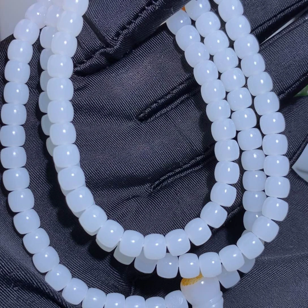 和田玉未镶嵌套链