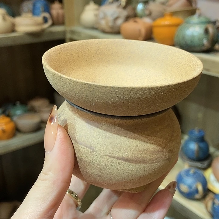 柴烧老岩泥高端茶器