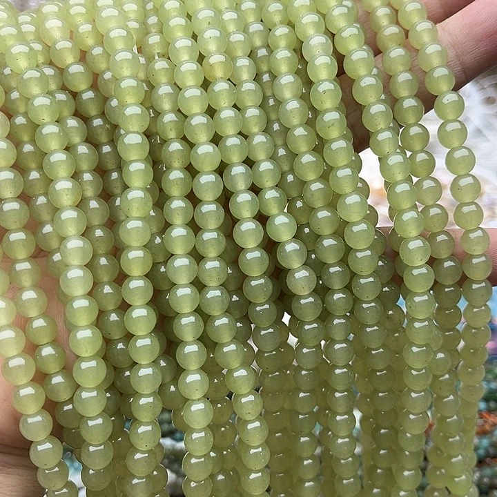 玛瑙/玉髓未镶嵌珠宝半成品2条6mm左右晴水