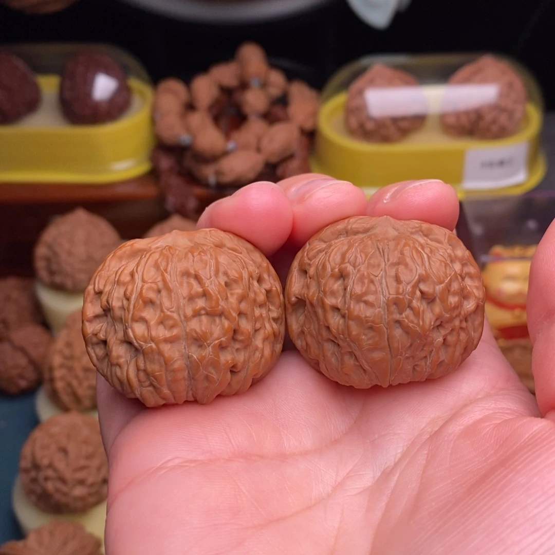 吊坠文玩核桃38平底锅