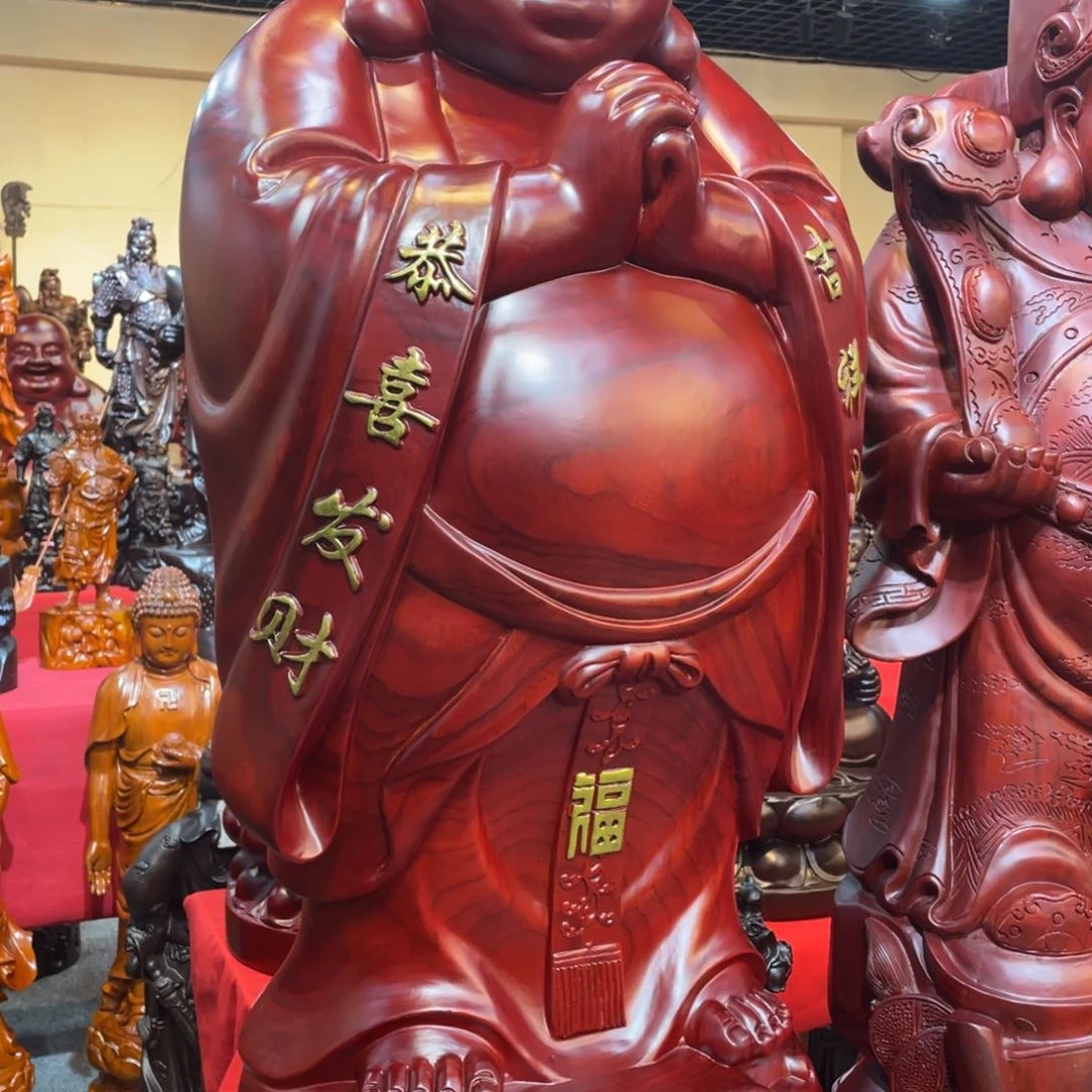 务***宝一米二的红花梨木摆件