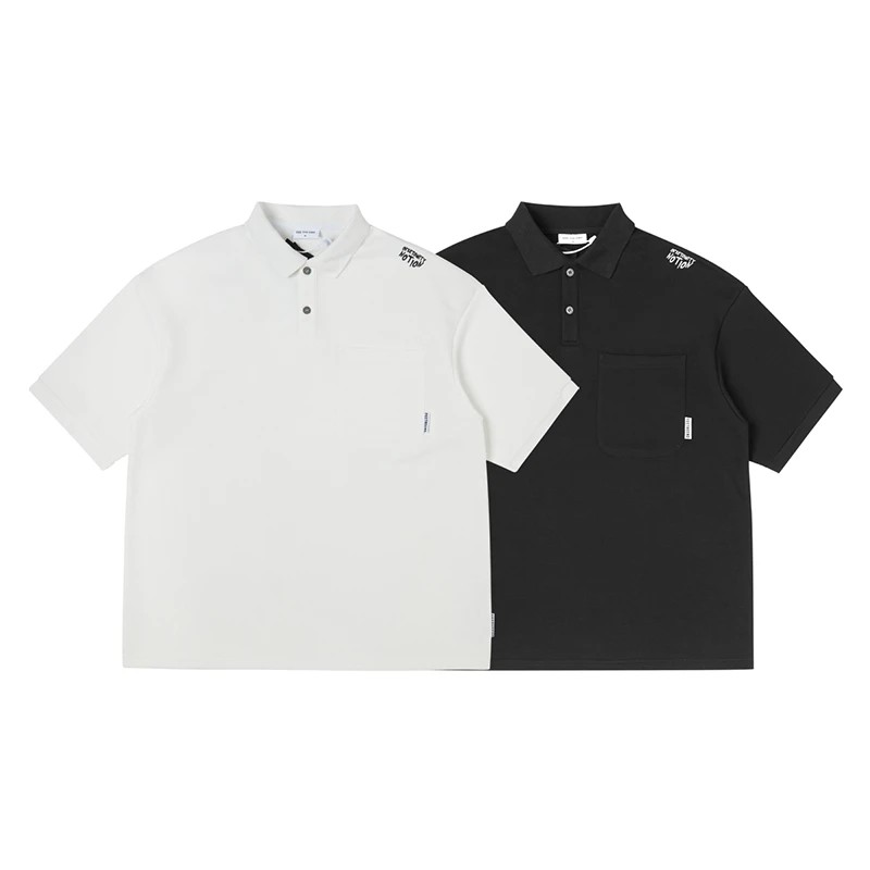 夏季320G刺绣口袋polo