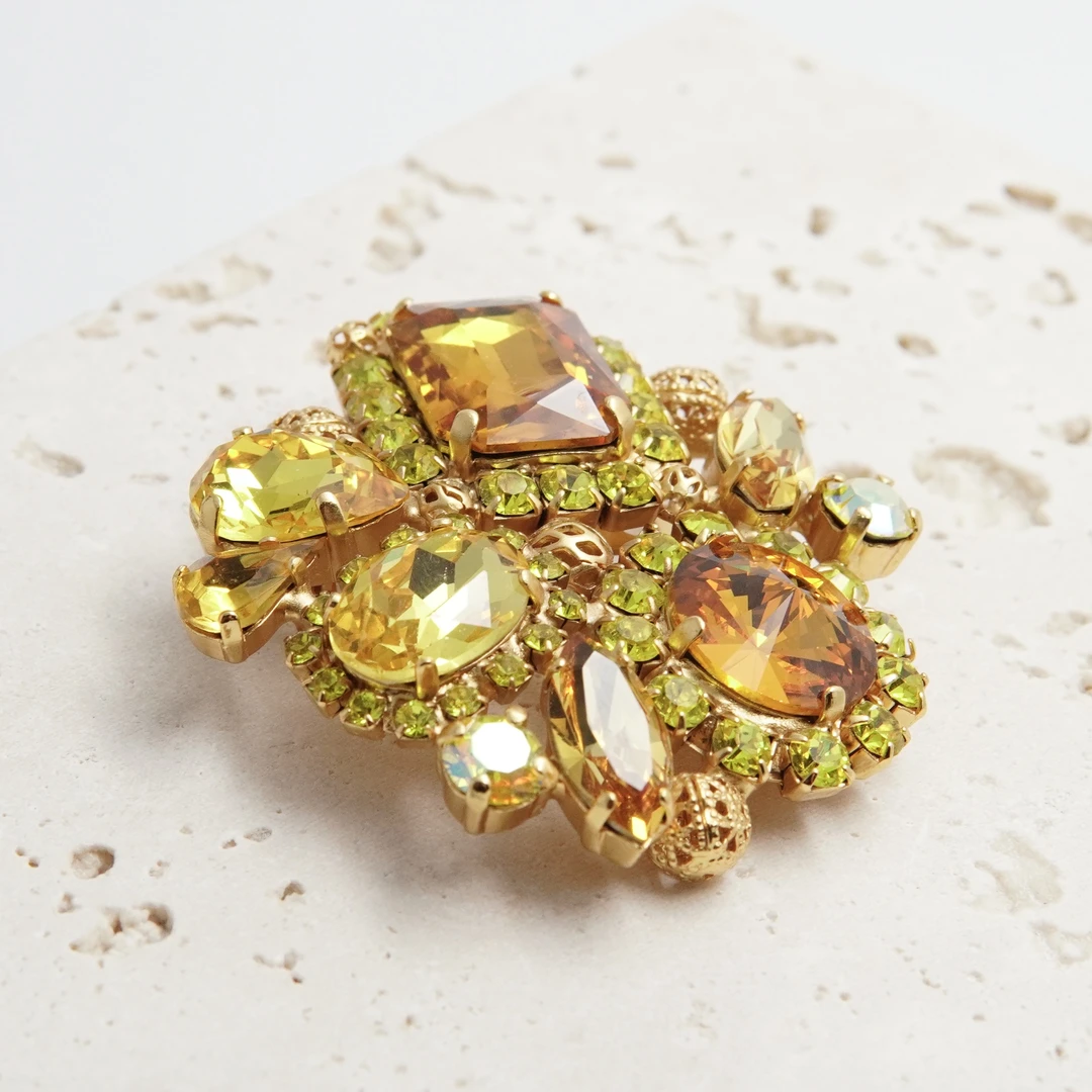 铜合金胸针 翡冷翠胸针 佛罗伦萨首华丽胸针首饰 YL62