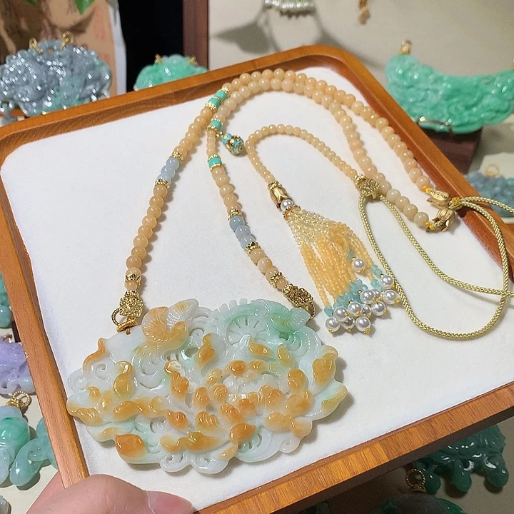 颈饰未镶嵌翡翠翡翠吊坠