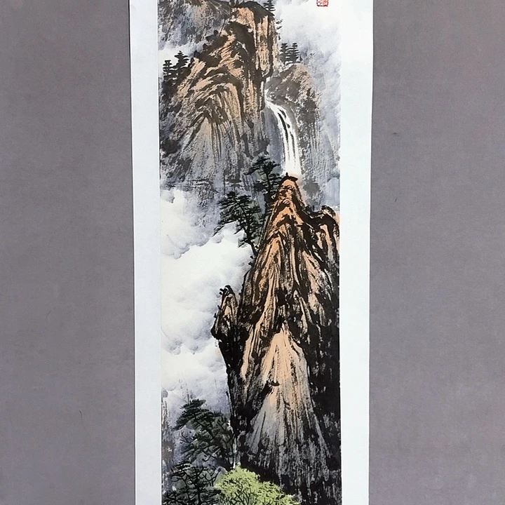 国画亲笔手绘放心去藏