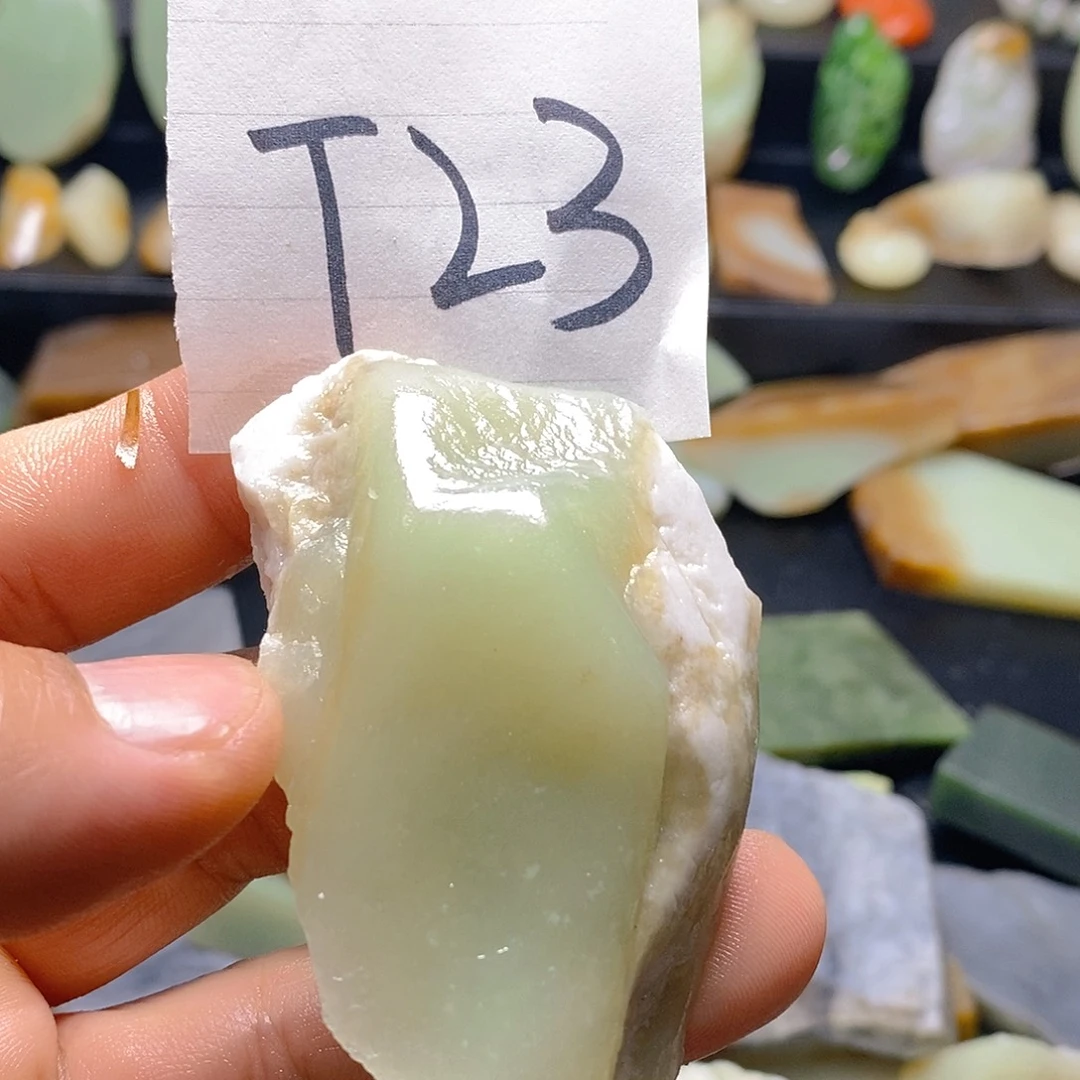 真***)和田玉（糖玉）未镶嵌珠宝半成品