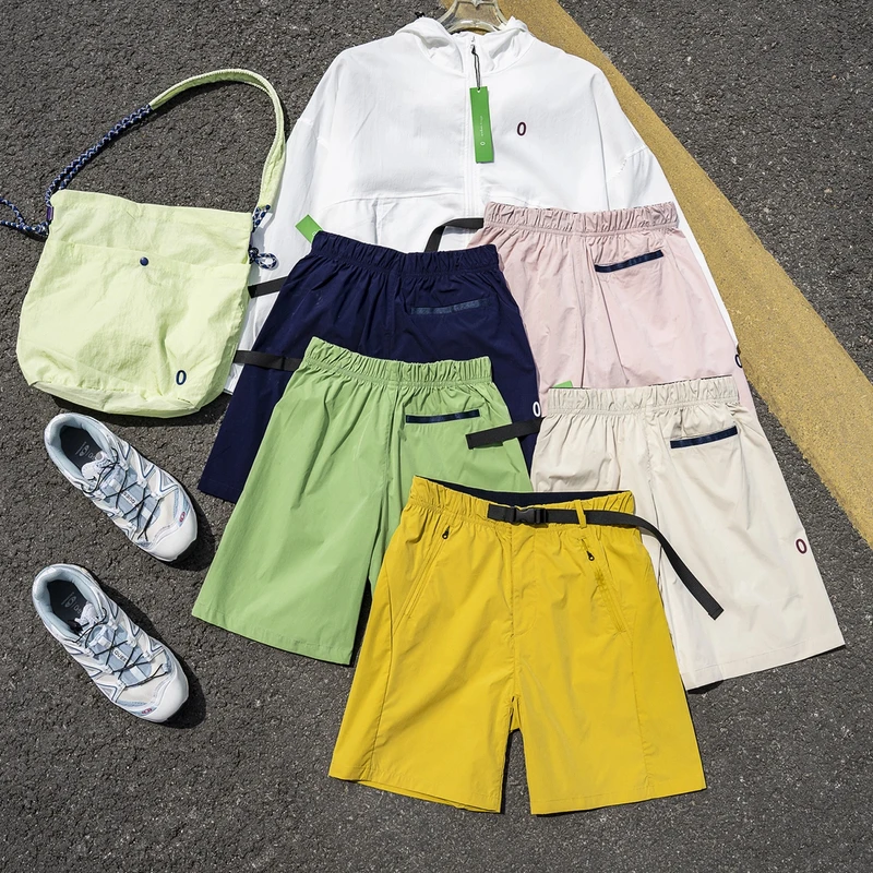 男女情侣高级感机能夏季户外休闲轻量化透气山系工装运动休闲短裤