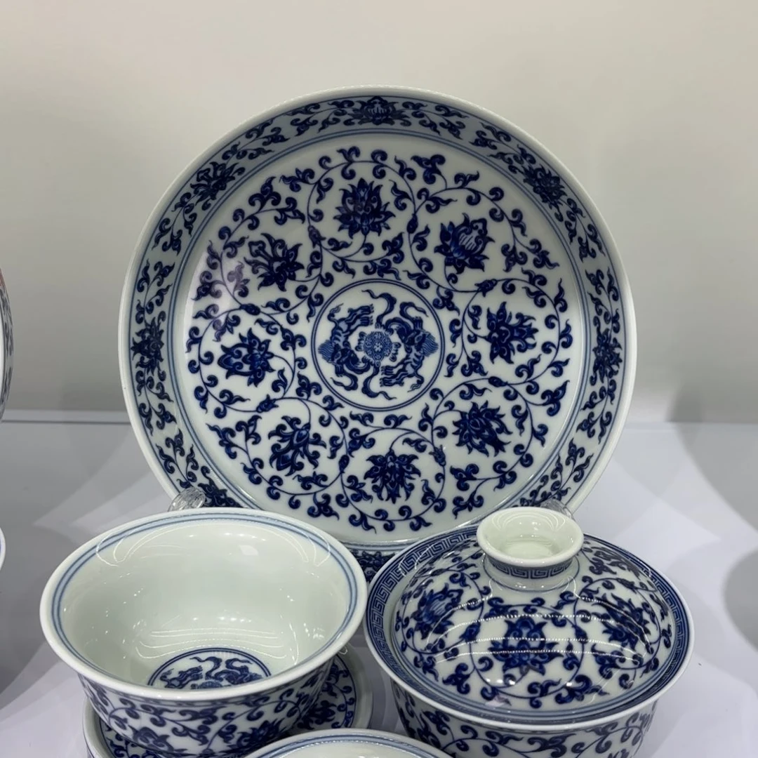 嘻***哆景德镇陶瓷五件套