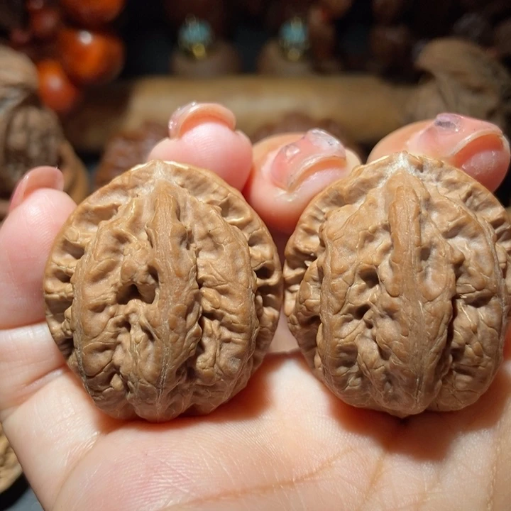 把件文玩核桃东北楸子小雪6