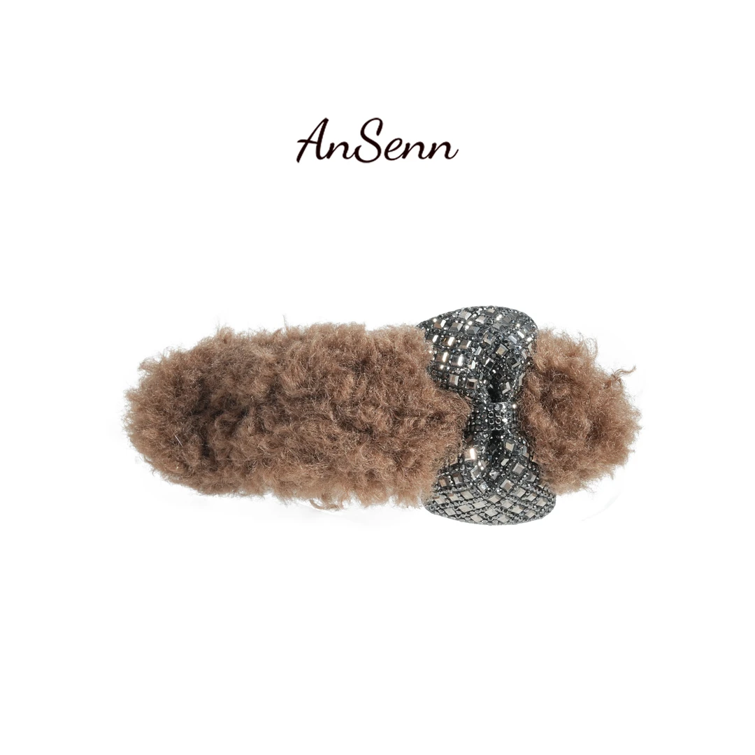 【小魏总珠宝】爆闪蝴蝶结懒人夹10cm