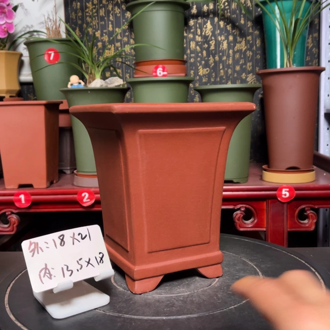 紫砂花盆紫砂花盆