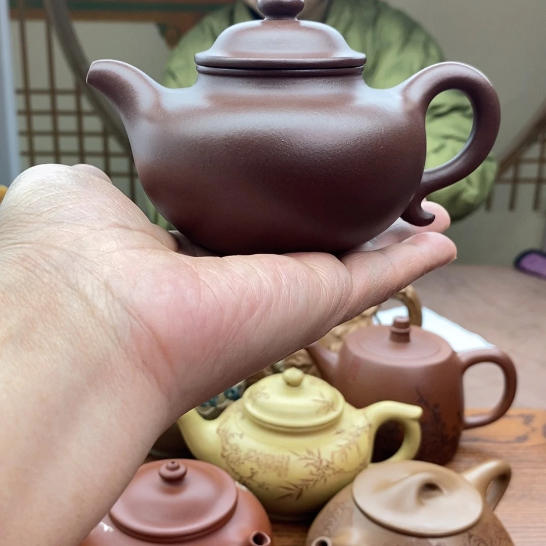 紫泥茶壶汉*老紫泥莲子